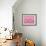 Happy Cupcakes - Pink-Dominique Vari-Framed Art Print displayed on a wall