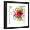 Happy Day Abstract Red-Irena Orlov-Framed Art Print