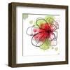 Happy Day Abstract Red-Irena Orlov-Framed Art Print