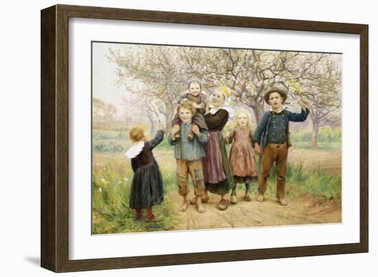Happy Days!-Theophile Louis Deyrolle-Framed Giclee Print