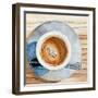 Happy Death by Coffee-Jennifer Redstreake Geary-Framed Art Print