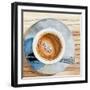 Happy Death by Coffee-Jennifer Redstreake Geary-Framed Art Print