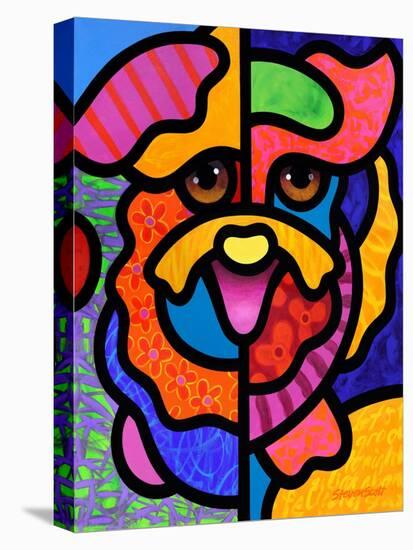 Happy Dog-Steven Scott-Stretched Canvas