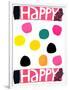 Happy Dots 1-null-Framed Premium Giclee Print