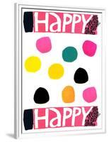 Happy Dots 1-null-Framed Premium Giclee Print