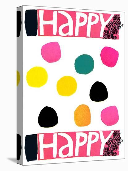 Happy Dots 1-null-Stretched Canvas
