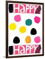 Happy Dots 1-null-Framed Giclee Print