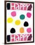 Happy Dots 1-null-Framed Giclee Print