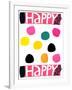 Happy Dots 1-null-Framed Giclee Print