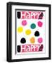 Happy Dots 1-null-Framed Giclee Print