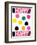 Happy Dots 1-null-Framed Premium Giclee Print