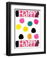 Happy Dots 1-null-Framed Premium Giclee Print