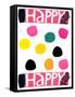 Happy Dots 1-null-Framed Stretched Canvas