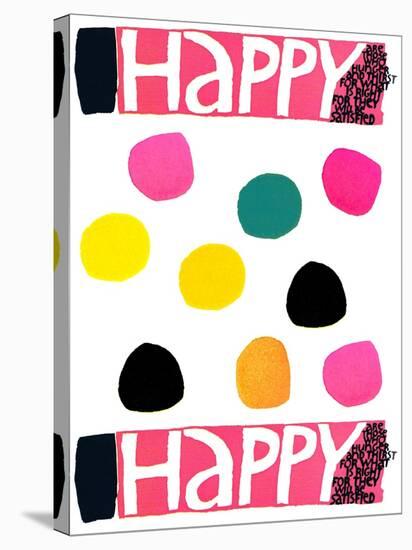 Happy Dots 1-null-Stretched Canvas