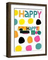 Happy Dots 2-null-Framed Giclee Print