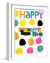 Happy Dots 2-null-Framed Giclee Print