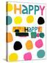 Happy Dots 2-null-Stretched Canvas