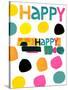 Happy Dots 2-null-Stretched Canvas