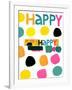 Happy Dots 2-null-Framed Giclee Print