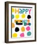 Happy Dots 2-null-Framed Premium Giclee Print