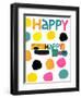 Happy Dots 2-null-Framed Premium Giclee Print