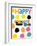 Happy Dots 2-null-Framed Premium Giclee Print