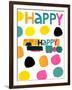 Happy Dots 2-null-Framed Giclee Print