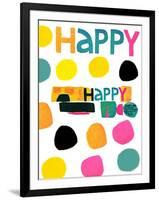 Happy Dots 2-null-Framed Giclee Print