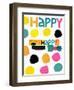 Happy Dots 2-null-Framed Giclee Print