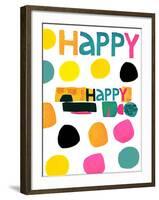 Happy Dots 2-null-Framed Giclee Print