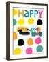 Happy Dots 2-null-Framed Giclee Print