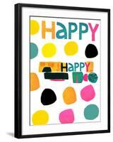 Happy Dots 2-null-Framed Giclee Print