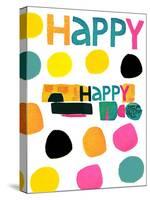 Happy Dots 2-null-Stretched Canvas