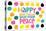 Happy Dots- Make Peace-null-Stretched Canvas