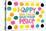 Happy Dots- Make Peace-null-Stretched Canvas