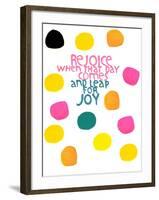 Happy Dots- Rejoice-null-Framed Giclee Print