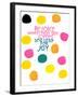 Happy Dots- Rejoice-null-Framed Giclee Print