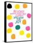 Happy Dots- Rejoice-null-Framed Stretched Canvas