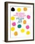 Happy Dots- Rejoice-null-Framed Giclee Print