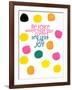 Happy Dots- Rejoice-null-Framed Giclee Print