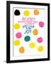 Happy Dots- Rejoice-null-Framed Giclee Print