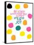 Happy Dots- Rejoice-null-Framed Stretched Canvas