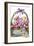 Happy Easter Basket With Eggs And Flowers-Cherie Roe Dirksen-Framed Giclee Print