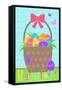 Happy Easter Basket-Anna Quach-Framed Stretched Canvas