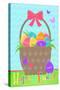 Happy Easter Basket-Anna Quach-Stretched Canvas