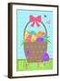 Happy Easter Basket-Anna Quach-Framed Art Print