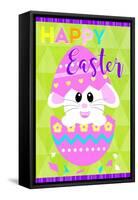 Happy Easter Bunny in Egg-Anna Quach-Framed Stretched Canvas