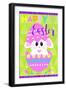 Happy Easter Bunny in Egg-Anna Quach-Framed Art Print