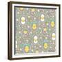 Happy Easter Chicks-Elizabeth Caldwell-Framed Giclee Print