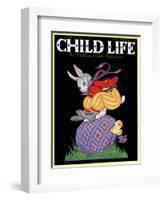 Happy Easter - Child Life, April 1928-Hazel Frazee-Framed Giclee Print